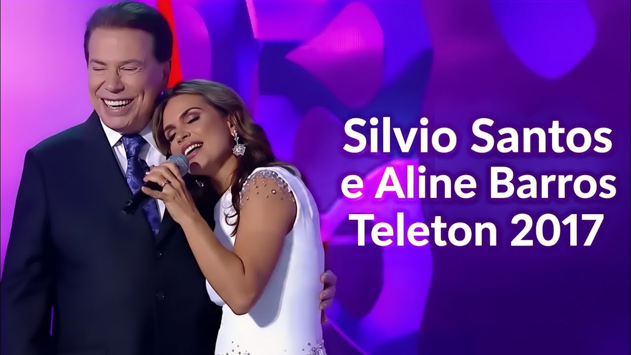 [Emocionante] Aline Barros e Silvio Santos - Teleton 2017 - Completo