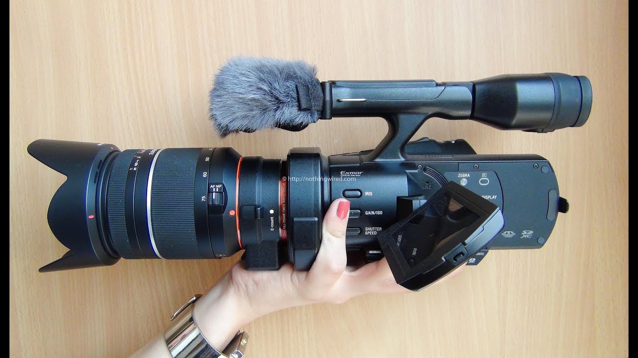 Sony NEX-VG900E Review Complete In-depth Hands-on full HD