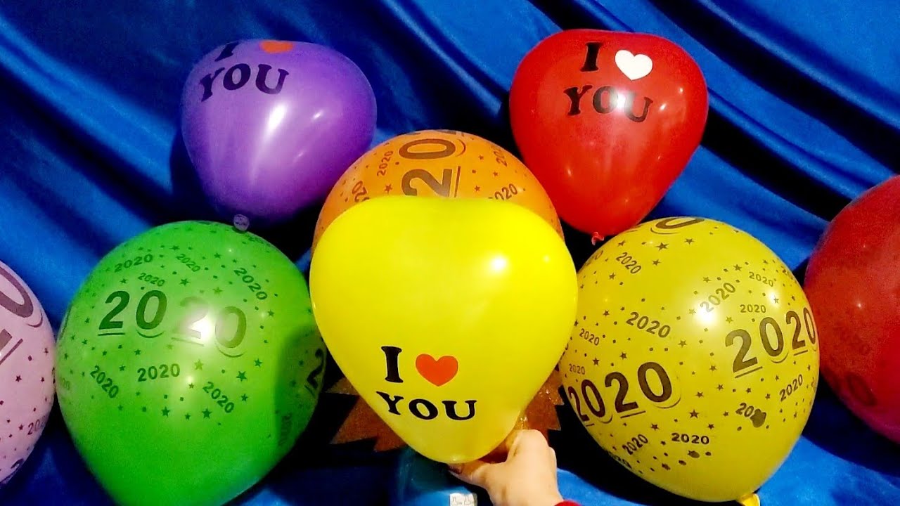 FUN HEART BALLOONS POP!!!