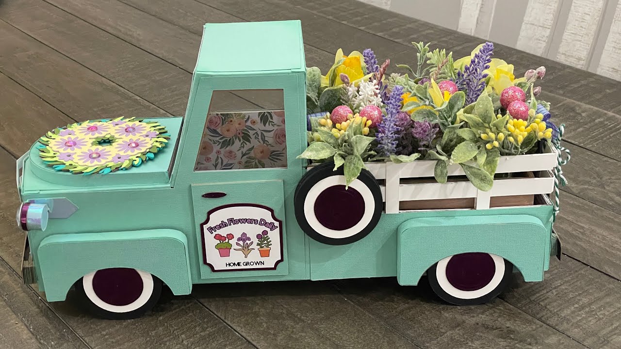 Cricut Spring Truck in Design Space
