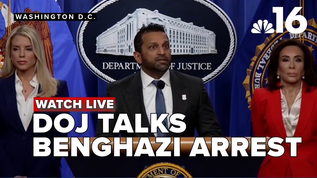 DOJ makes announcement on Benghazi