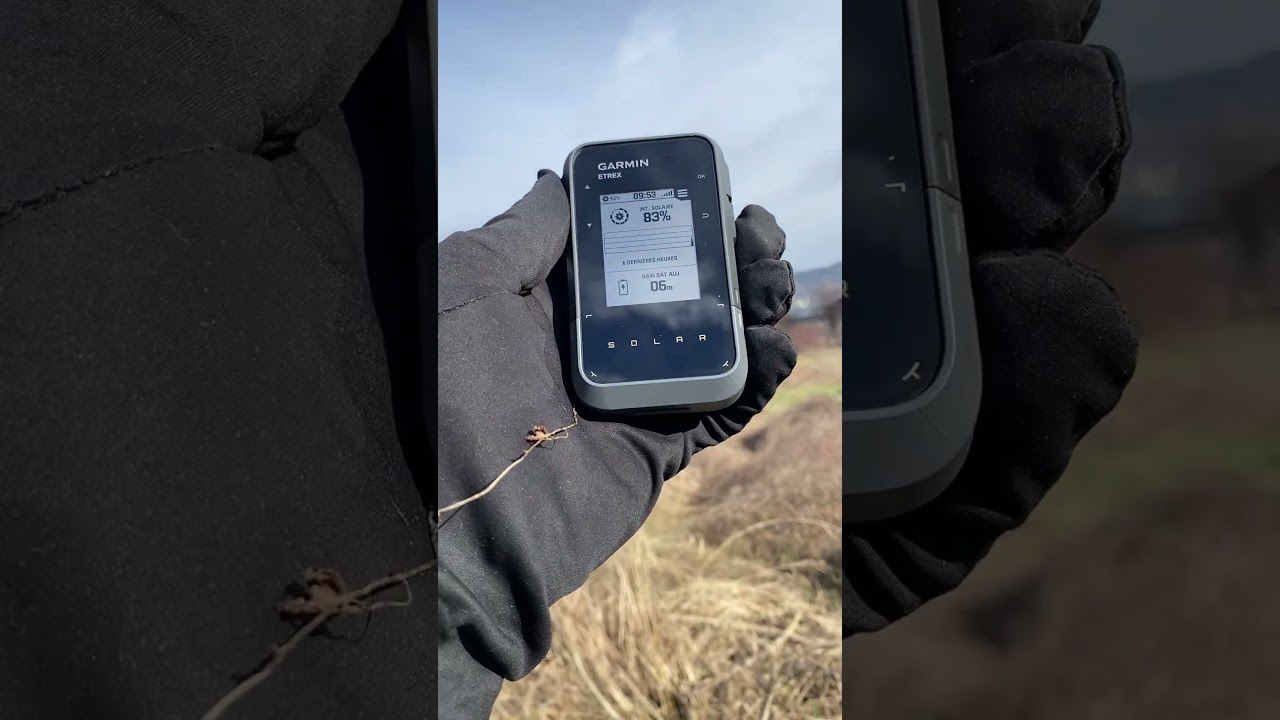GPS eTrex&reg; Solar (Garmin): an incredible reaction to the sun!