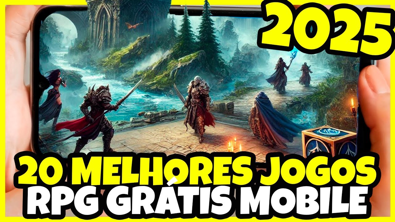 20 MELHORES JOGOS DE RPG MOBILE GRÁTIS DA PLAYSTORE PARA VOCÊ JOGAR EM 2025