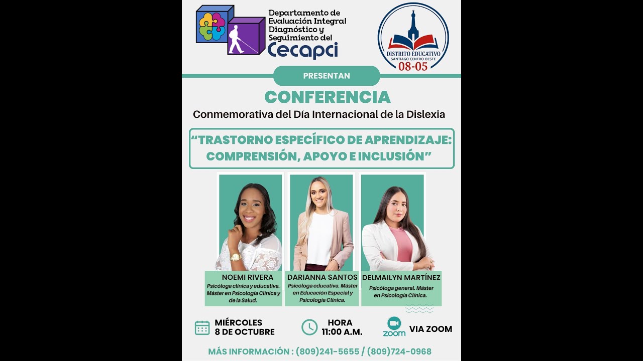 Conferencia con motivo del Día Internacional de la Dislexia 2025
