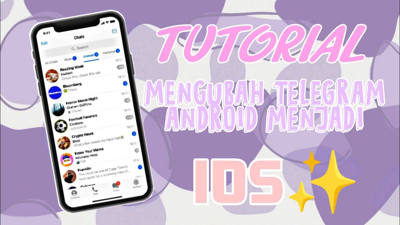 TUTORIAL MENGUBAH TELEGRAM ANDROID MENJADI IOS