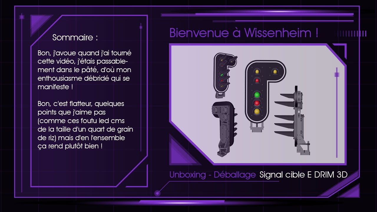 Unboxing - Signal en cible E de chez Drim3D