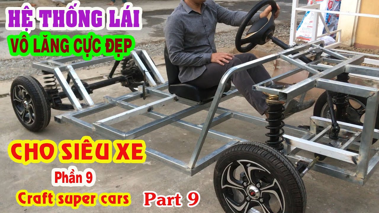 Hệ thống lái vô lăng cho siêu xe phần 9 HẢI NGỐ TVgo