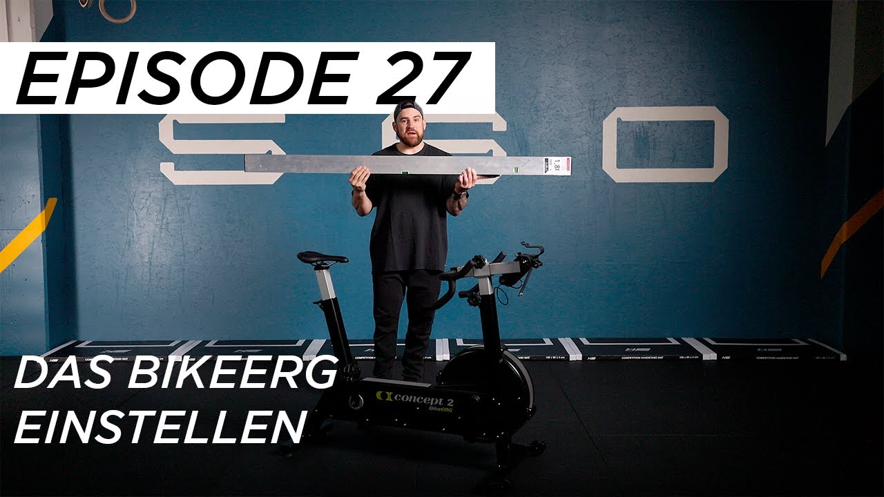 Concept2 BikeErg - So findest Du die richtigen Einstellungen