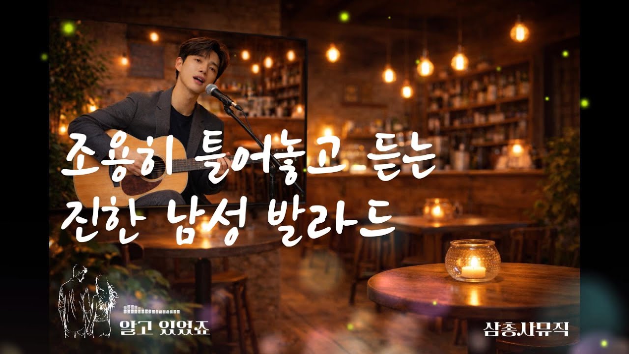 조용히 틀어놓고 듣는 진한 남성 발라드｜카페 감성 · 발라드 모음