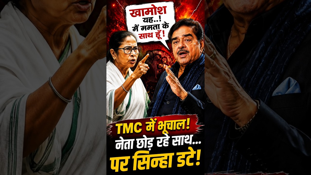 TMC Crisis LIVE! 😱 Shatrughan Sinha ka Mamata Banerjee ko bada saath | Kya TMC tootne wali hai?