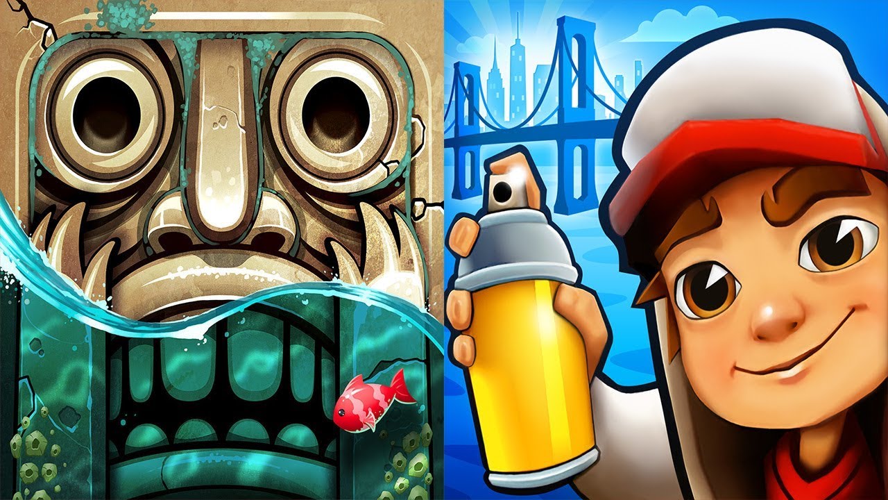 Temple Run 2 Pirate Cove VS Subway Surfers 2018 New York