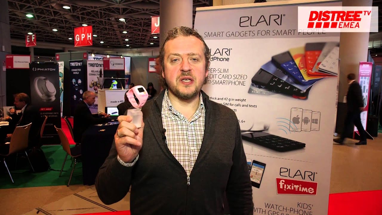 Elari launch the Card Phone and Kid Smartwatch at DISTREE EMEA 2016