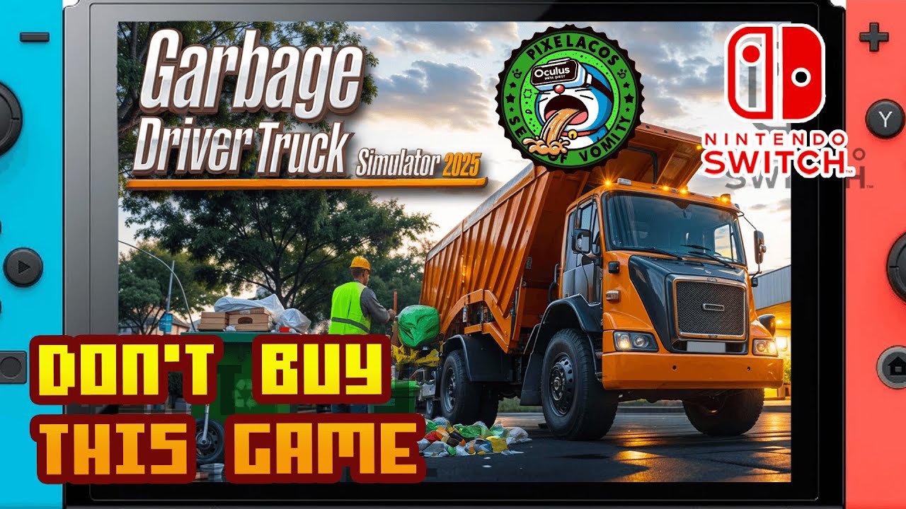 Garbage Driver Truck Simulator 2025 - (Nintendo Switch) - Framerate & Gameplay