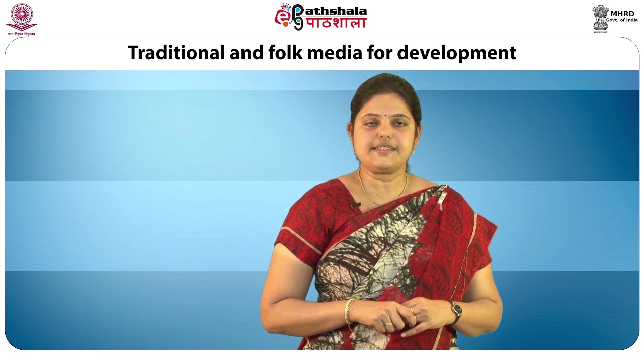 Traditional and folk media for development