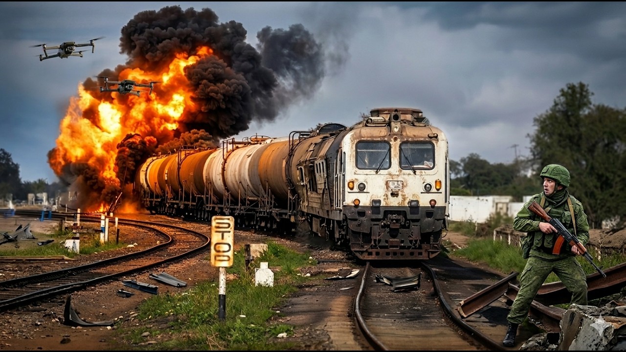 When Ukrainian Drones Targeted a Russian Train &mdash; Things Got Out of Control