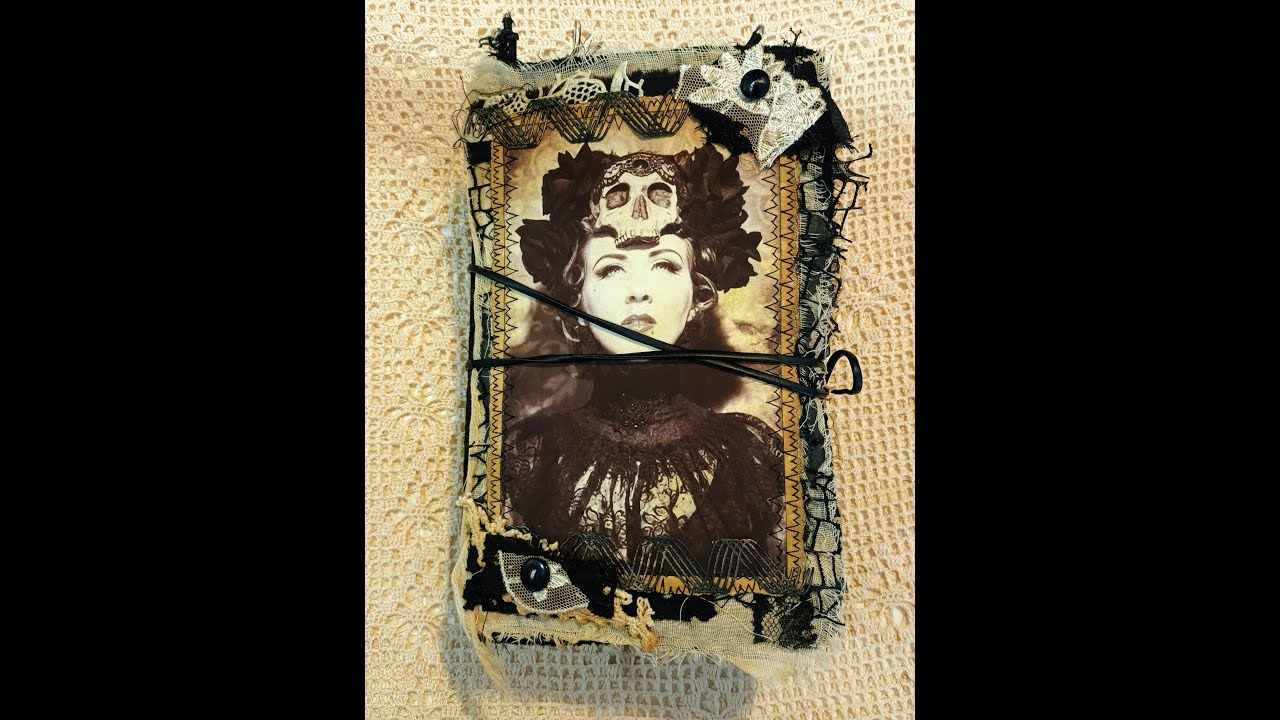 ✨️ SOLD ✨️- Handmade Gothic themed Junk Journal 