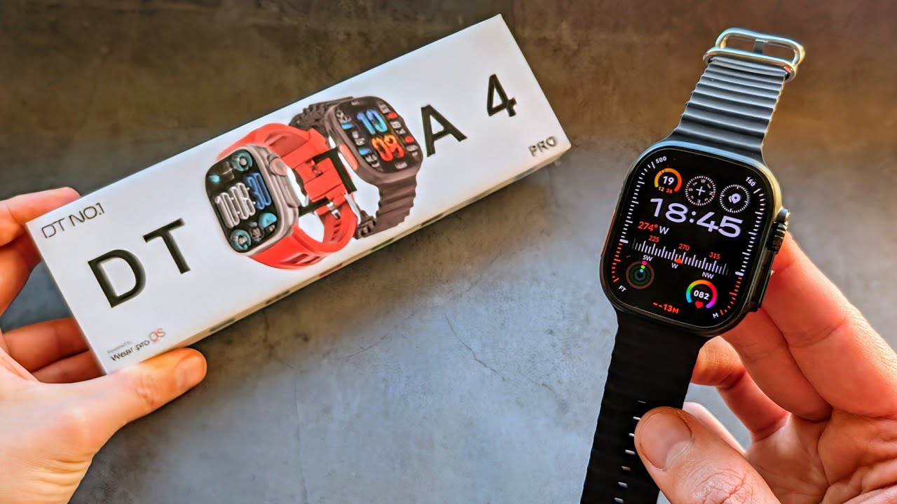 DT Ultra 4 Pro - SmartWatch with MAPS, WhatsApp, 4GB Music Storage - Unboxing & Full REVIEW