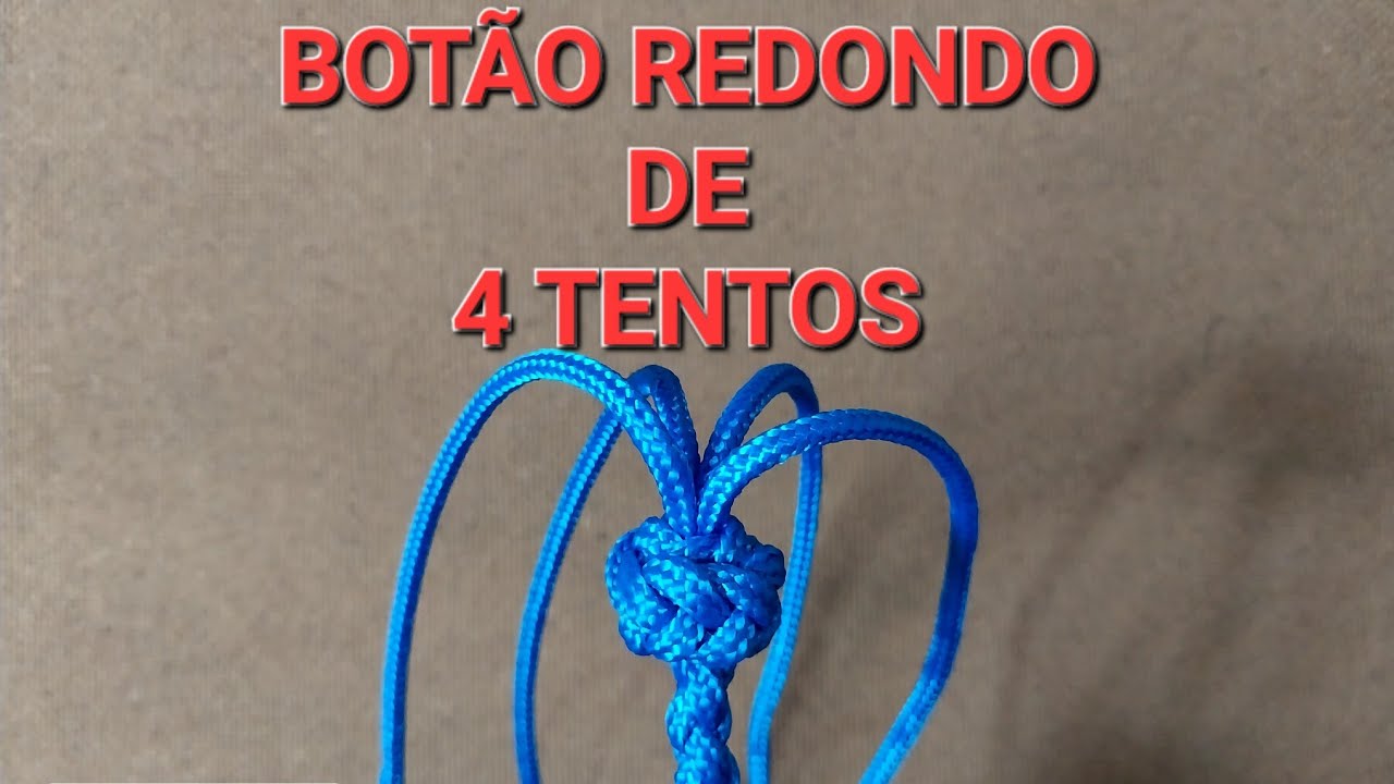 COMO FAZER NÓ REDONDO DE 4 TENTOS #tudoemtrança #comofazer