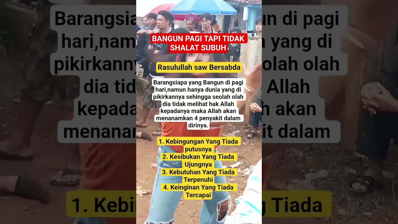Bangun Pagi Tapi Tidak Shalat