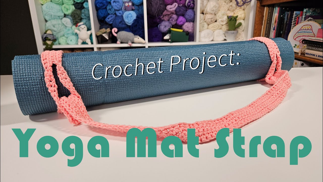 Свяжите крючком ремешок для коврика для йоги!