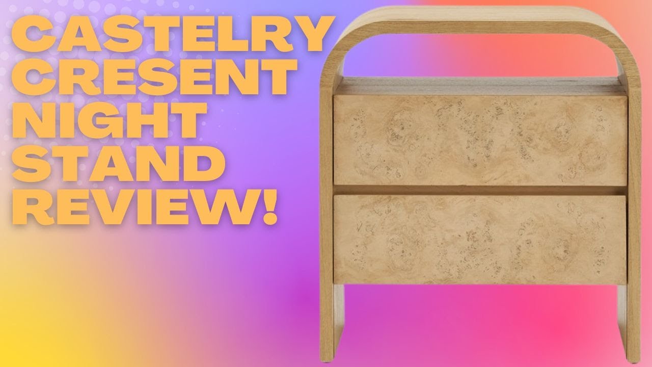 Castlery Crescent 2-Drawer Nightstand – Real-Life Look & Features