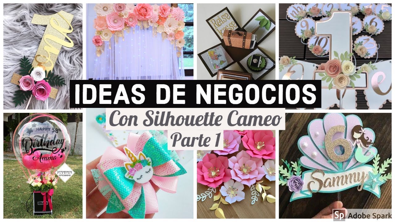 BUSSINESS IDEAS WITH SILHOUETTE CAMEO// IDEAS DE NEGOCIOS CON SILHOUETTE CAMEO (PARTE 1)