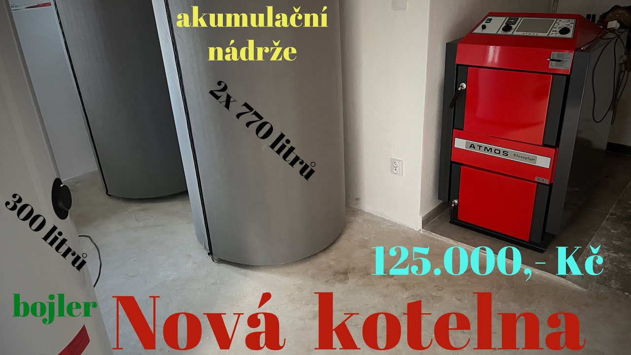 Kotel Atmos, akumulační nádrže, bojler Dražice