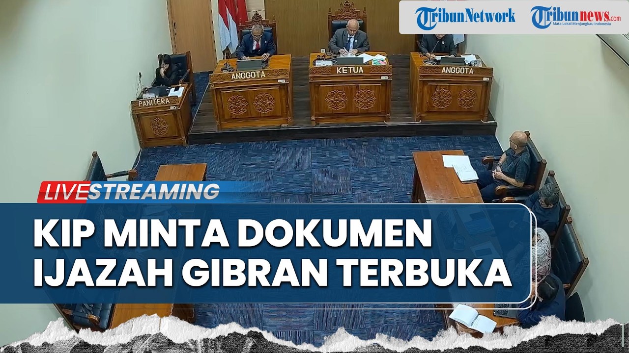 🔴LIVE KIP Minta Surat Penyetaraan Ijazah SMA Wapres Gibran Jadi Informasi Terbuka