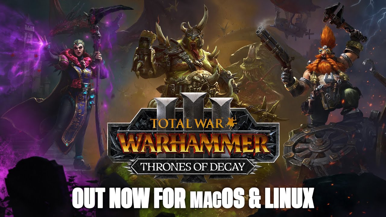 Thrones of Decay &mdash; New DLC Out Now for Total War: WARHAMMER III on macOS & Linux!