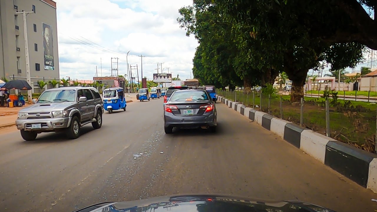 Driving around Awka, Nigeria