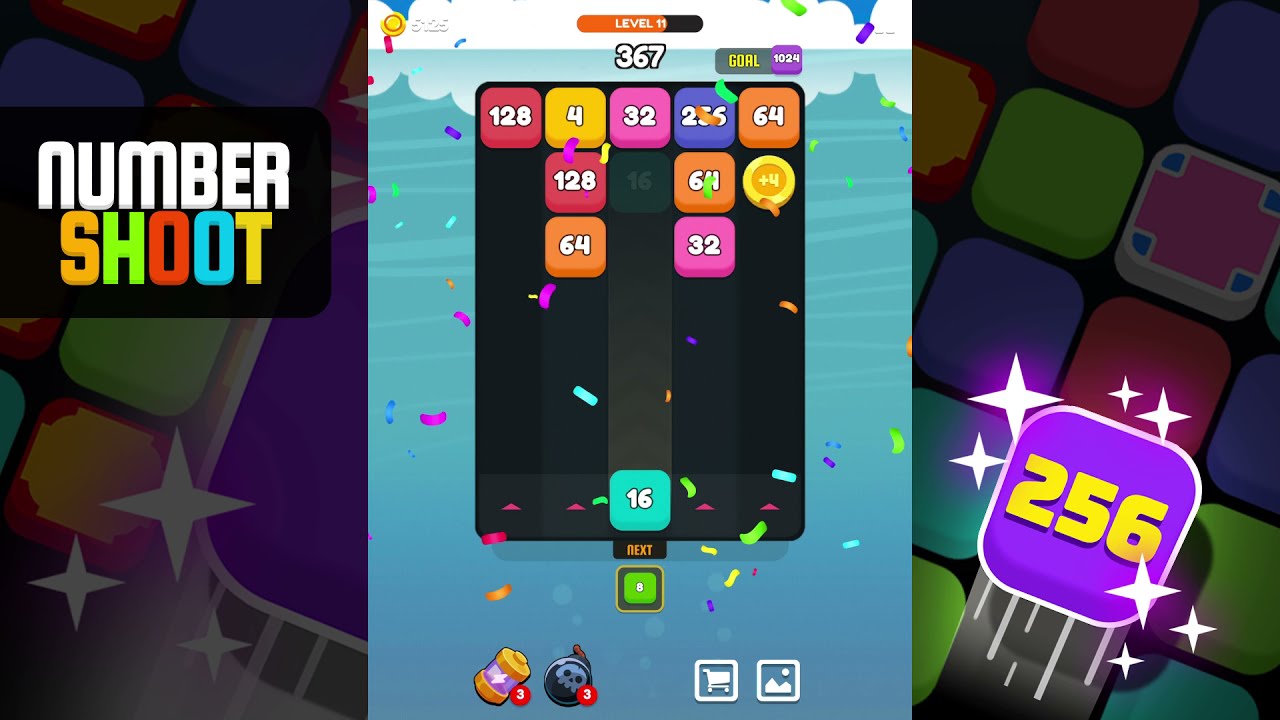 Number Shoot - 2048 Merge : Gameplay Trailer