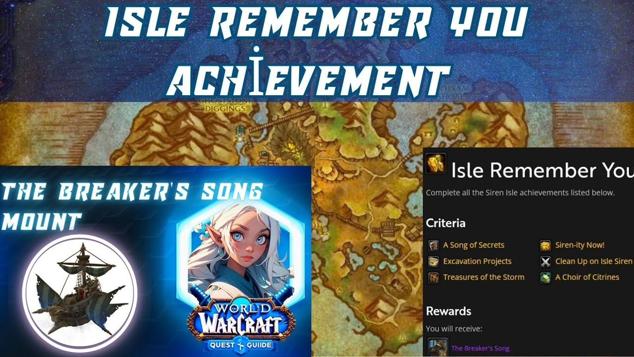 How to get The Breaker's Song Mount | Isle Remember You meta Achievement