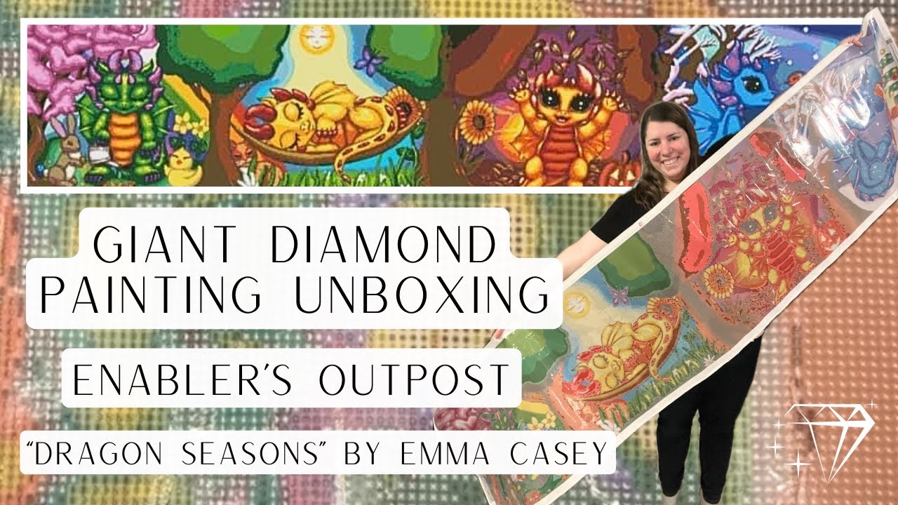 My Largest Diamond Painting Unboxing Yet! 