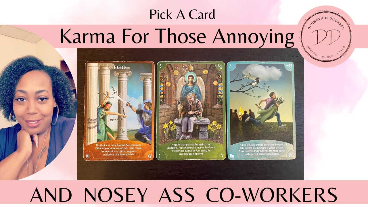 Pick a Card - Karma For Those Annoying and Nosey Co-Workers