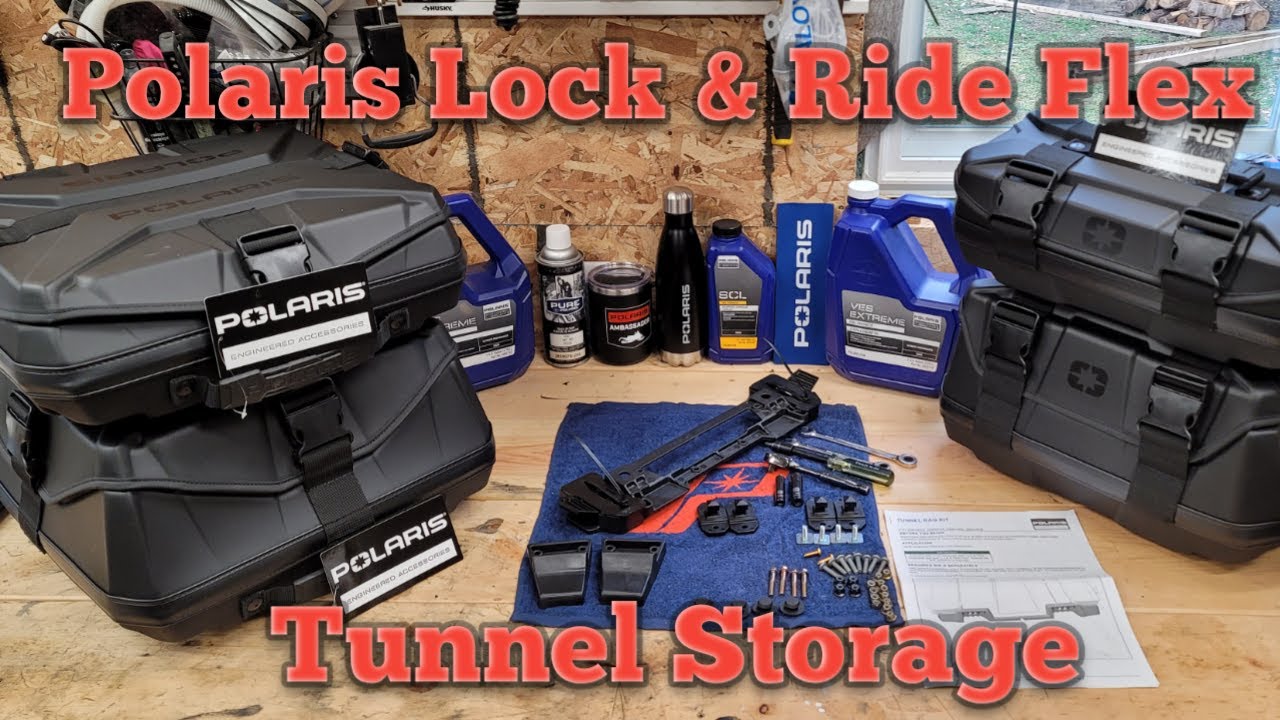 **NEW** Polaris Lock n Ride Flex Tunnel Storage - Review and Installation