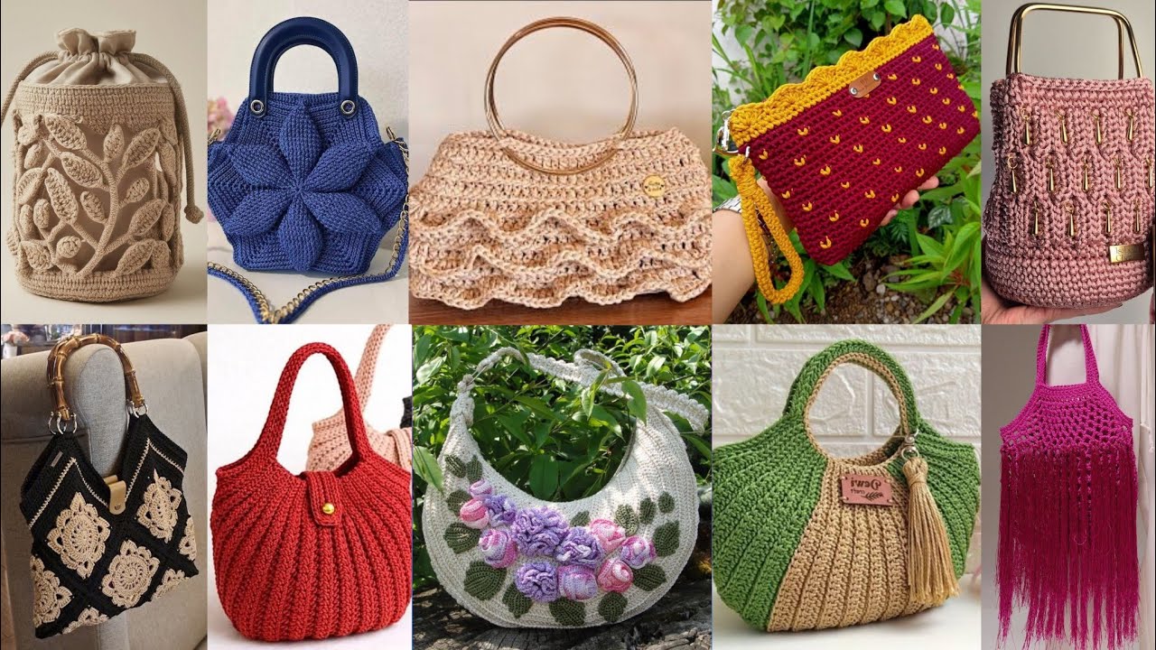 Very beautiful Crochet handle bag, purse & totebag ideas 2026
