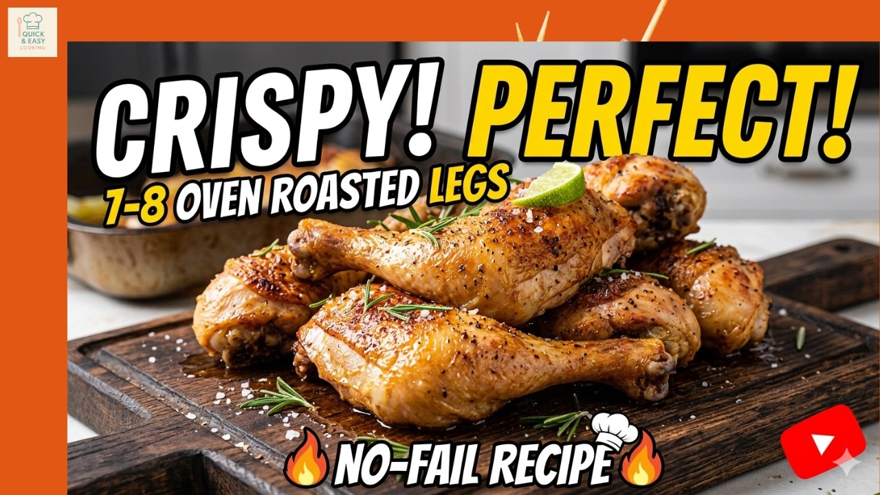 Easy Chicken Legs Roast in Oven | Perfect Family Dinner  