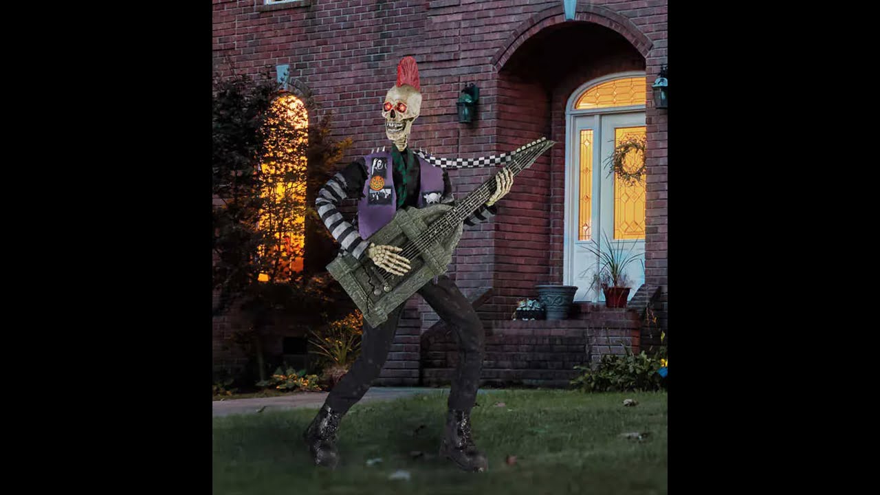 Skeleton Punk Rocker
