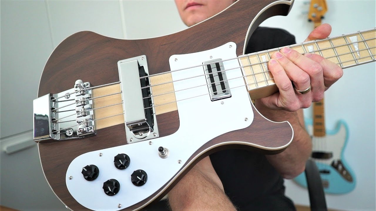 I saved up for a 4003W Rickenbacker bass, but bought a custom chinese replica instead