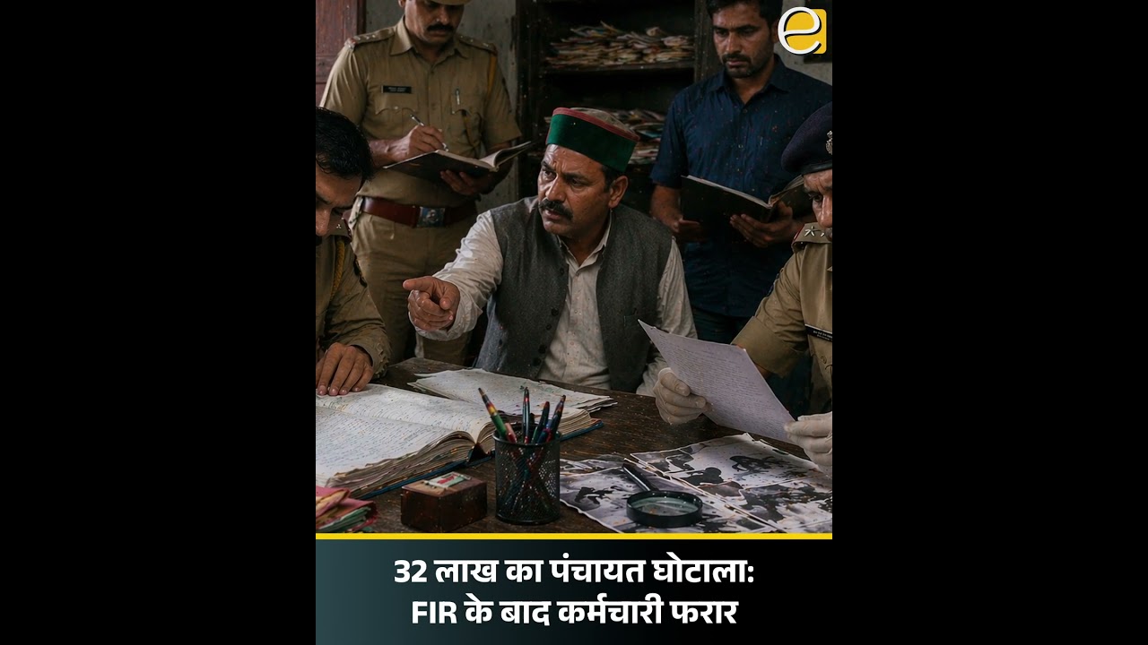 चंबा की चंडी पंचायत में 32 लाख का घोटाला, FIR के बाद JE और TA फरार | Himachal News Today