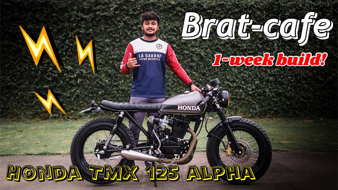 Bratty-Cafe Racer || TMX 125 || La Garahe motorcycles  ⚡️