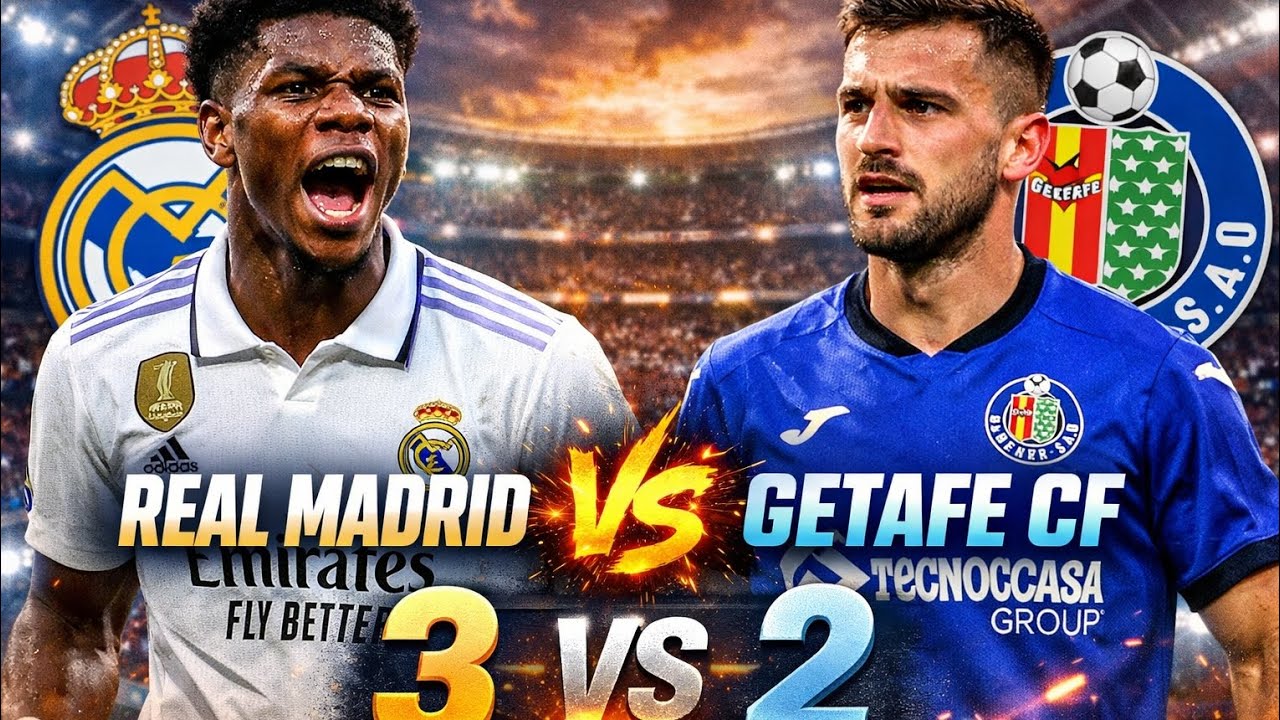 🔥 REAL MADRID vs GETAFE CF 3-2 🔥 Comeback Dramatis! Tchouameni Jadi Pahlawan | Full Highlight 