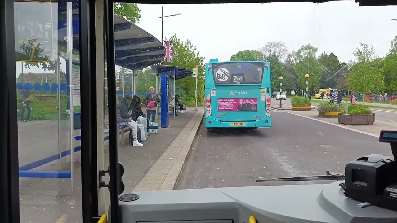 🇬🇧 BUS JOURNEY | Luton & Dunstable Guided Busway E: Toddington ➔ Luton