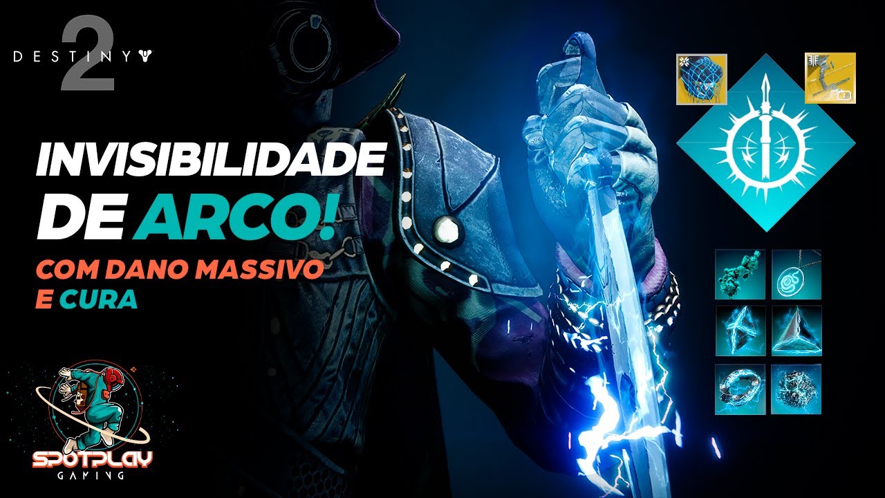 INVISIBILIDADE ARCO 3.0 - Build Caçador -  Destiny 2 Tutorial Novos Jogadores