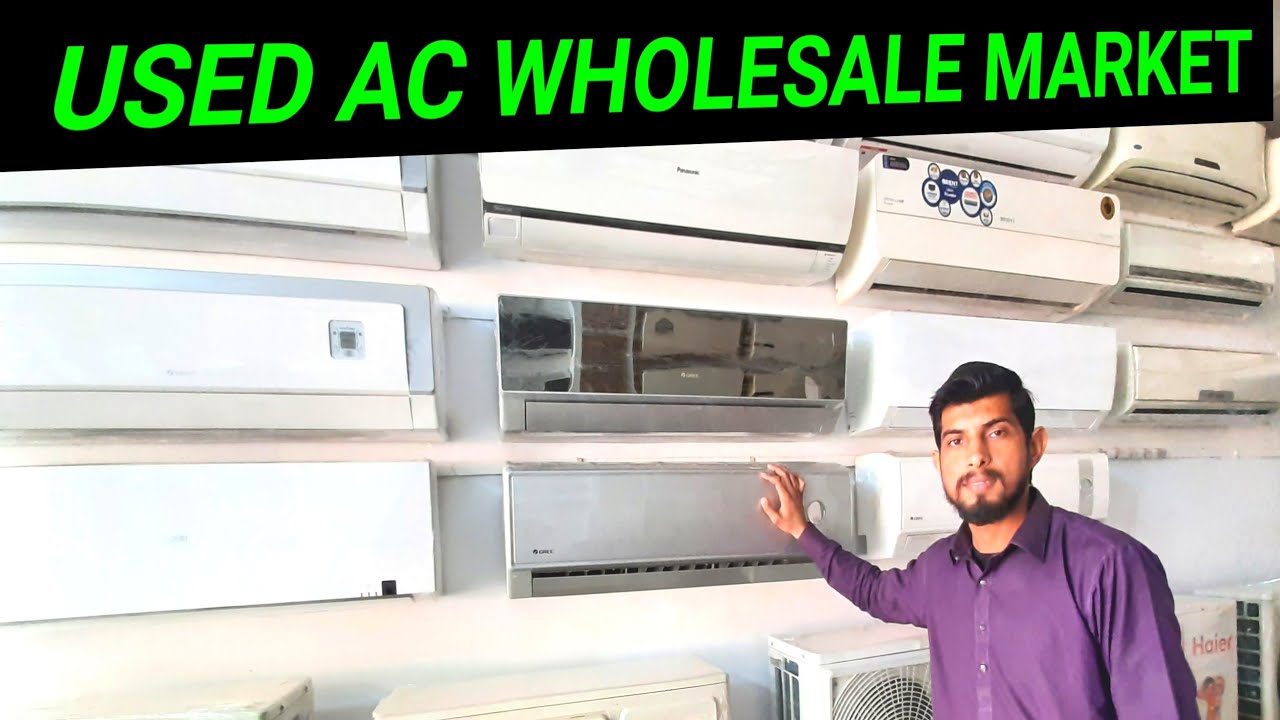 LOW PRICE USED AC IN PAKISTAN 2024 | SASTI USED AC MARKET