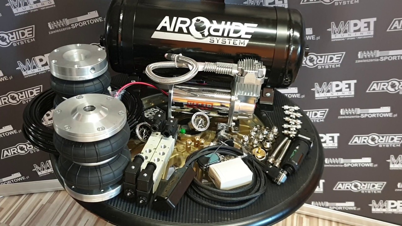 Zestaw PRO Prz&oacute;d/Tył airRIDE-System.pl - zawieszenia pneumatyczne