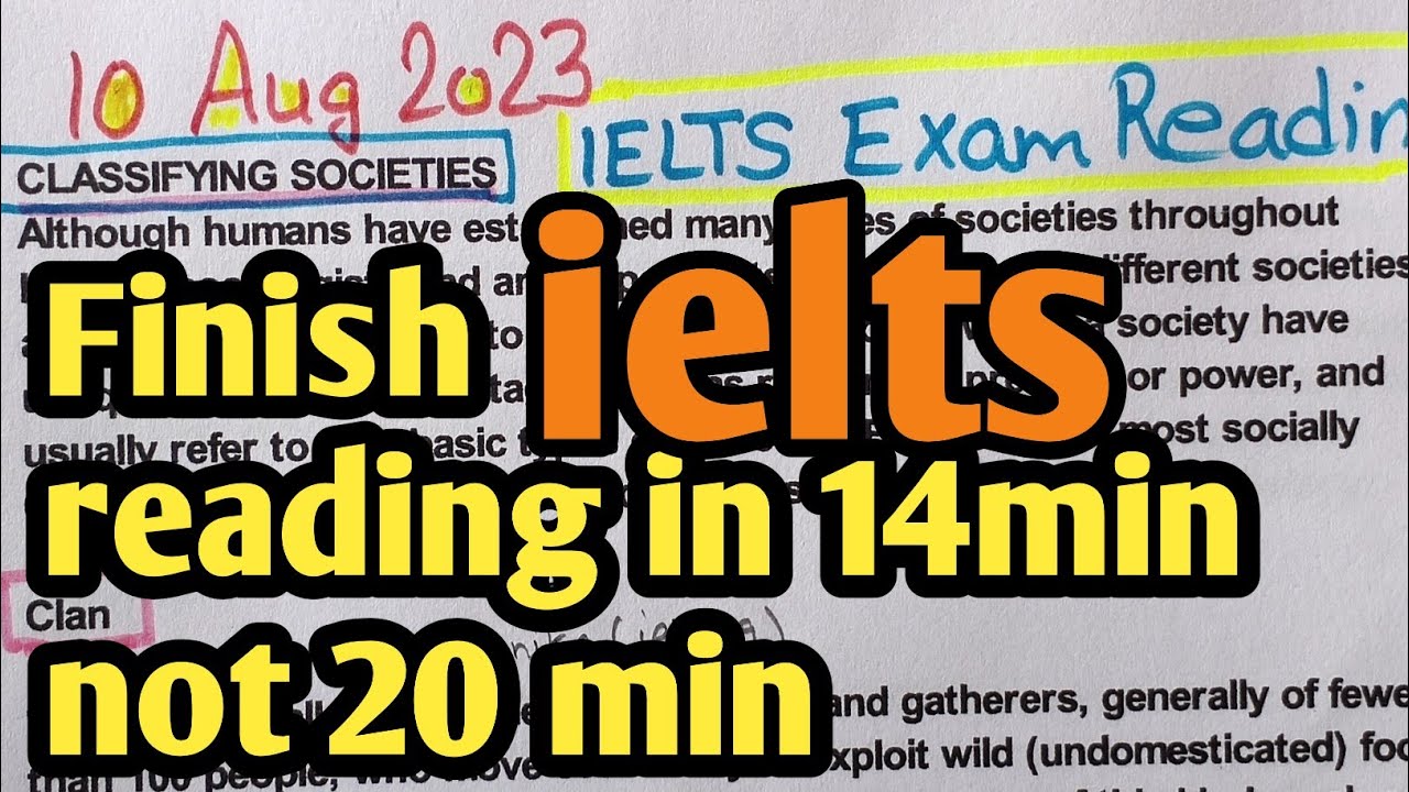 Советы по чтению для подготовки к IELTS | Ответы на вопросы по чтению для классификационных общес...