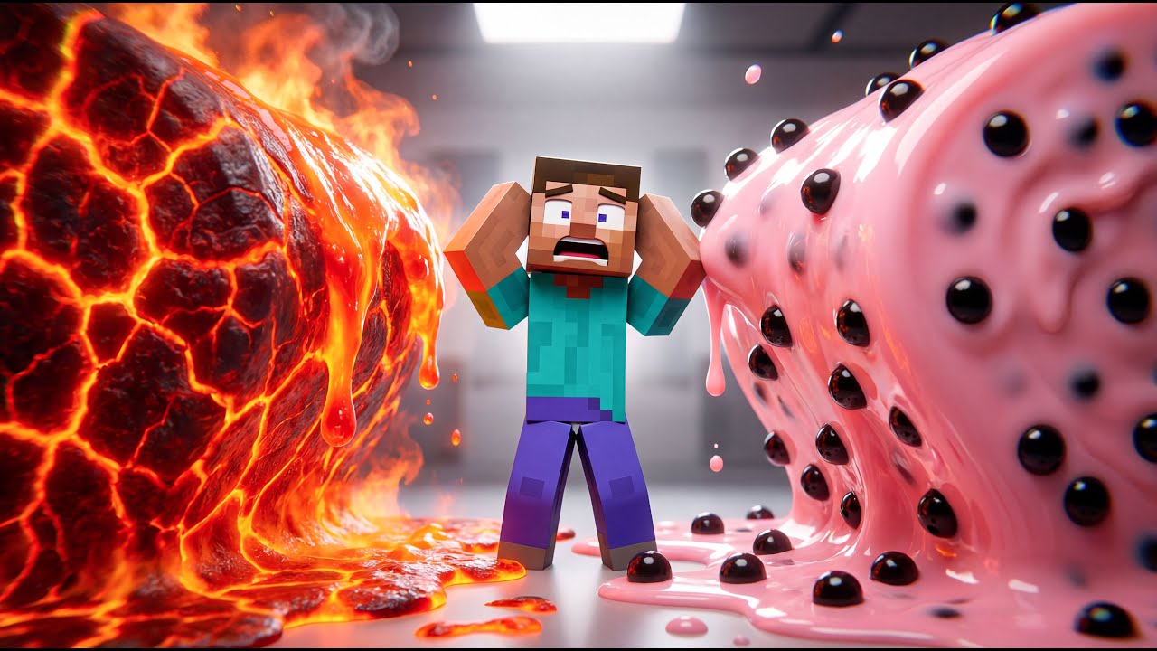 Steve Faces Pressure From 2 Of The Most Dangerous Walls 🥶😱 | Minecraft Simulation | Funny ZenCraft