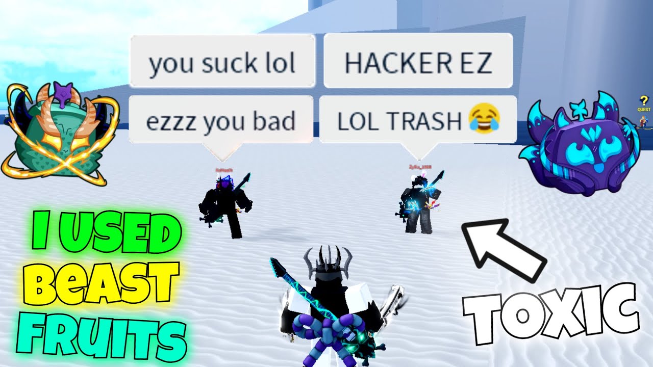 Destroying TOXIC Teamers With Beast Fruits