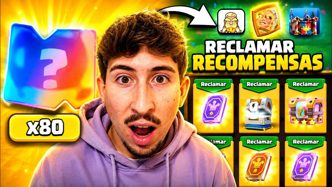 DESBLOQUEO TODAS las RECOMPENSAS del NUEVO &Aacute;LBUM de Clash Royale 😱